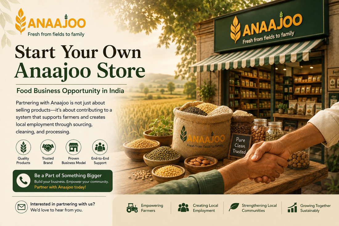 Start Your Own Anaajoo Store | Food Business Opportunity in India