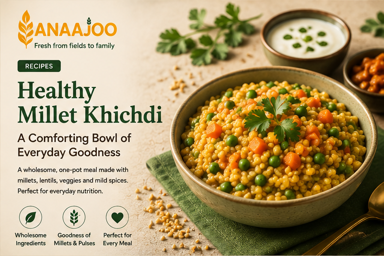 Healthy Millet Khichdi Recipe | A Wholesome Meal for Everyday Nutrition