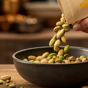 Anaajoo Premium Pistachios (प्रीमियम पिस्ता) | Crunchy, Naturally Delicious, Chemical-Free Dry Fruit