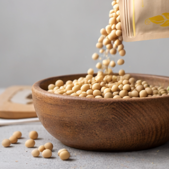 Anaajoo Soyabean (सोयाबीन) | Premium Soya Beans, Chemical-Free, Sortex Cleaned, High-Protein