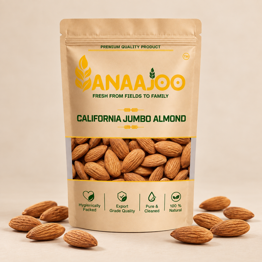California Jumbo Almond (कैलिफोर्निया जंबो बादाम)