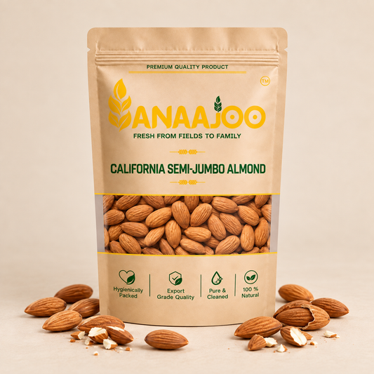 California Semi-Jumbo Almond (कैलिफोर्निया सेमी जंबो बादाम)