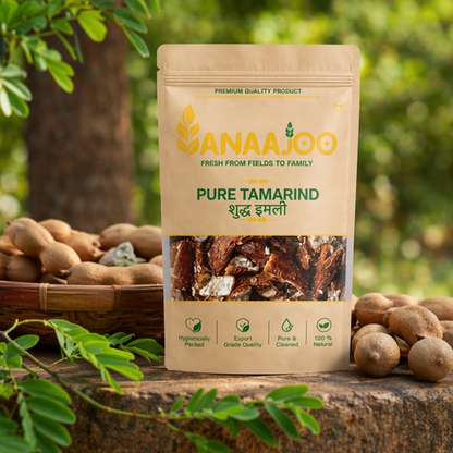 Anaajoo Pure Tamarind (शुद्ध इमली) | Seedless Imli, Premium Quality, Chemical-Free, Naturally Tangy