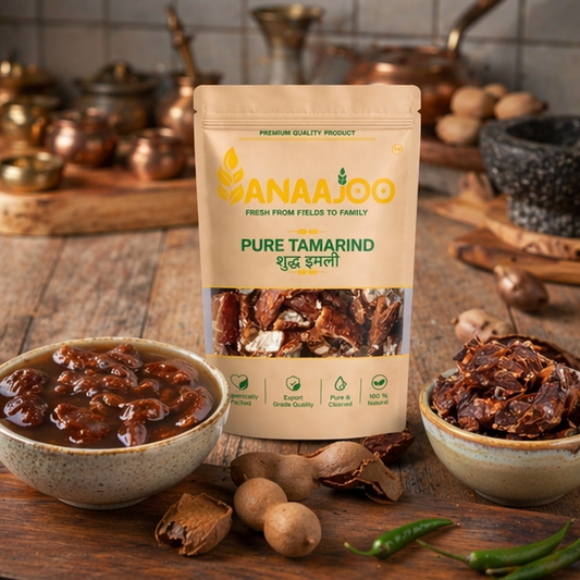 Anaajoo Pure Tamarind (शुद्ध इमली) | Seedless Imli, Premium Quality, Chemical-Free, Naturally Tangy