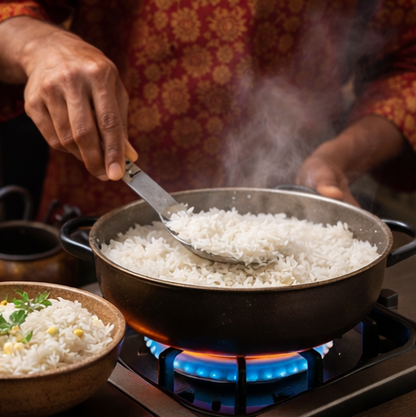 Anaajoo Premium Basmati Rice (प्रीमियम बासमती चावल) | Extra Long Grain, Rich Aroma, Chemical-Free, Sortex Cleaned
