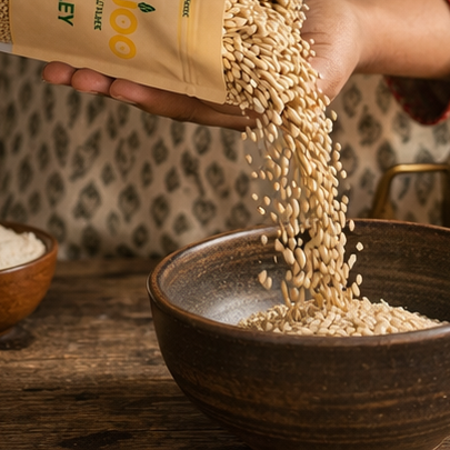 Anaajoo Pure Barley (शुद्ध जौ) | Premium Jau Grain, Chemical-Free, Sortex Cleaned, High-Fiber