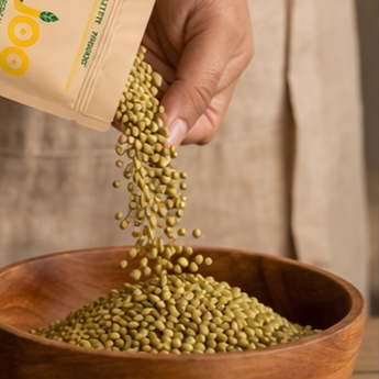 Anaajoo Pure Green Coriander Seeds (शुद्ध साबुत हरा धनिया) | Premium Fresh Dhaniya, Chemical-Free, Sortex Cleaned