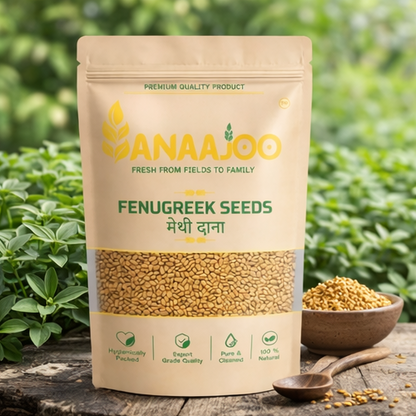 Anaajoo Fenugreek Seeds (मेथी दाना) | Premium Methi Dana, Chemical-Free, Natural & Nutrient-Rich