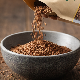 Anaajoo Roasted Flax Seeds (भुने हुए अलसी के बीज) | Ready-to-Eat Alsi Seeds, Omega-Rich, Chemical-Free Superfood