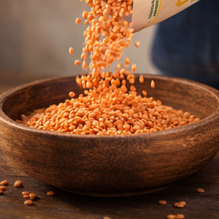 Anaajoo Fine Red Lentils Dal (शुद्ध मसूर दाल) | Masoor Dal, Premium Quality, Chemical-Free, Quick Cooking