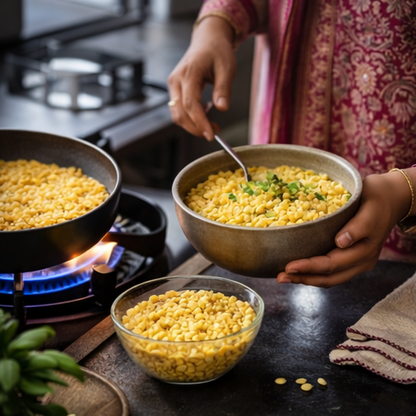 Anaajoo Moong Mogar Dal (मूंग मोगर दाल) | Yellow Moong Dal, Premium Quality, Chemical-Free, Easy to Digest