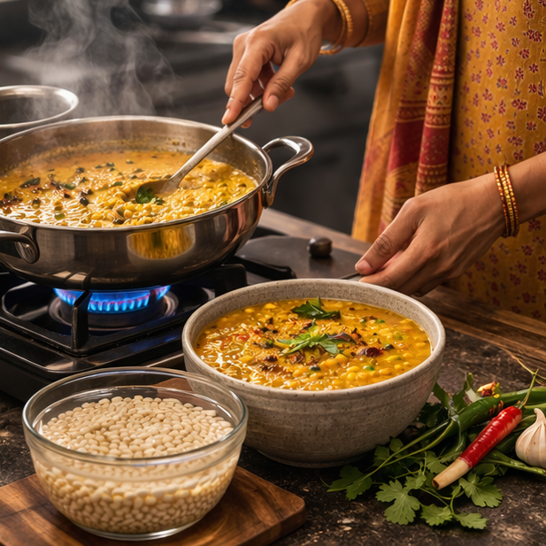 Anaajoo Urad Mogar Dal (उड़द मोगर दाल) | Skinless Urad Dal, Premium Quality, Chemical-Free, Smooth Texture