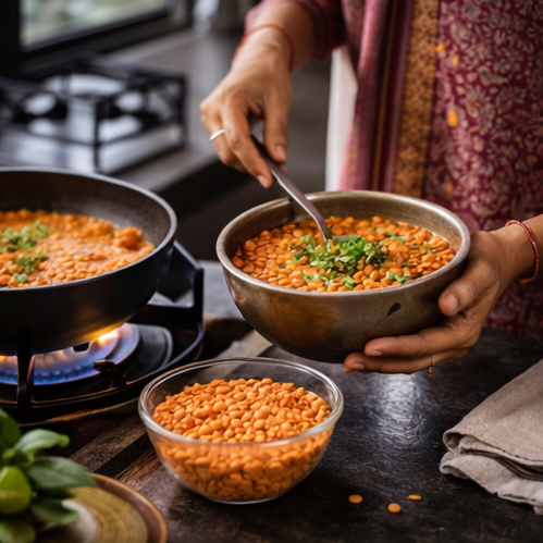 Anaajoo Malkha Red Lentils (मलका लाल दाल) | Masoor Dal, Premium Quality, Chemical-Free, Rich Taste