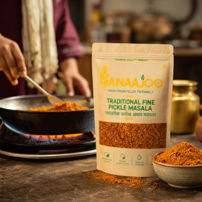 Anaajoo Traditional Fine Pickle Masala (पारंपारिक बारीक अचार मसाला) | Premium Achar Masala, Ready-to-Use, Chemical-Free