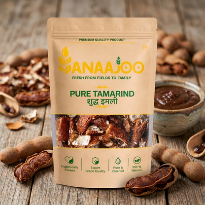Anaajoo Pure Tamarind (शुद्ध इमली) | Seedless Imli, Premium Quality, Chemical-Free, Naturally Tangy