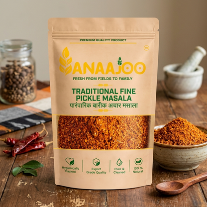 Anaajoo Traditional Fine Pickle Masala (पारंपारिक बारीक अचार मसाला) | Premium Achar Masala, Ready-to-Use, Chemical-Free