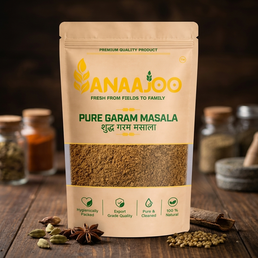 Anaajoo Pure Garam Masala (शुद्ध गरम मसाला) | Premium Masala Blend, Chemical-Free, Rich Aroma & Authentic Taste