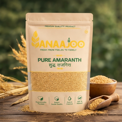 Anaajoo Pure Amaranth (शुद्ध राजगिरा) | Premium Rajgira Grain, Chemical-Free, Sortex Cleaned, Gluten-Free Superfood