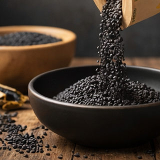 Anaajoo Pure Black Sesame Seeds (शुद्ध काले तिल) | Premium Kala Til, Chemical-Free, Nutrient-Rich Super Seeds