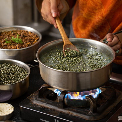 Anaajoo Whole Black Gram (साबुत काला मूंग) | Premium Moong Whole, Chemical-Free, Sortex Cleaned, High-Protein