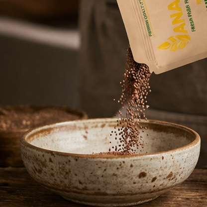 Anaajoo Pure Ragi (शुद्ध रागी) | Premium Finger Millet, Chemical-Free, Sortex Cleaned, Calcium-Rich Superfood