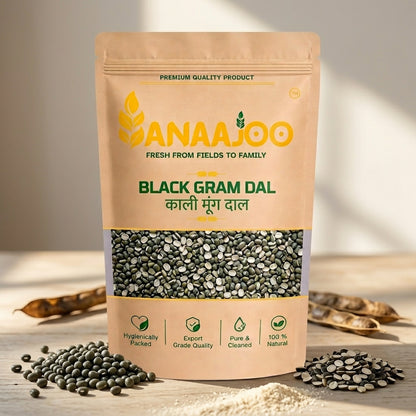 Anaajoo Black Gram Dal (काली मूंग दाल) | Premium Kali Moong Dal, Chemical-Free, Protein-Rich