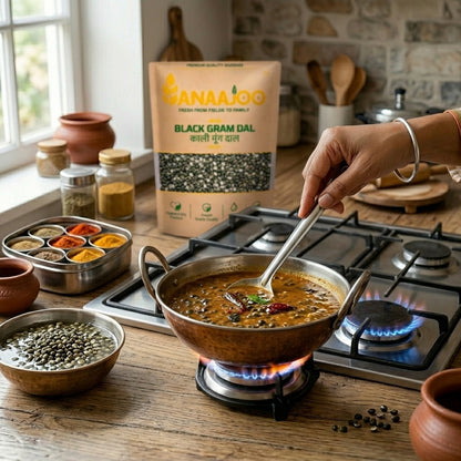 Anaajoo Black Gram Dal (काली मूंग दाल) | Premium Kali Moong Dal, Chemical-Free, Protein-Rich